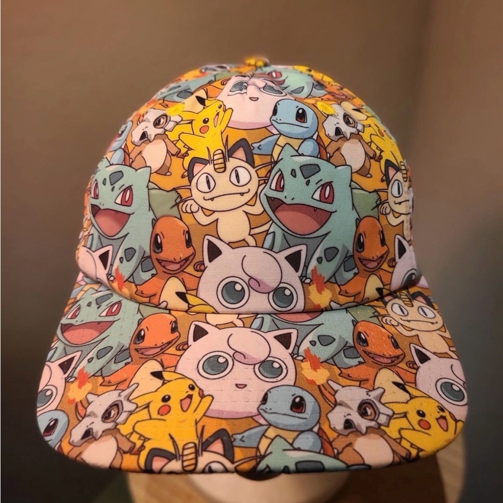 Pokémon Character Print Cap Nintendo
